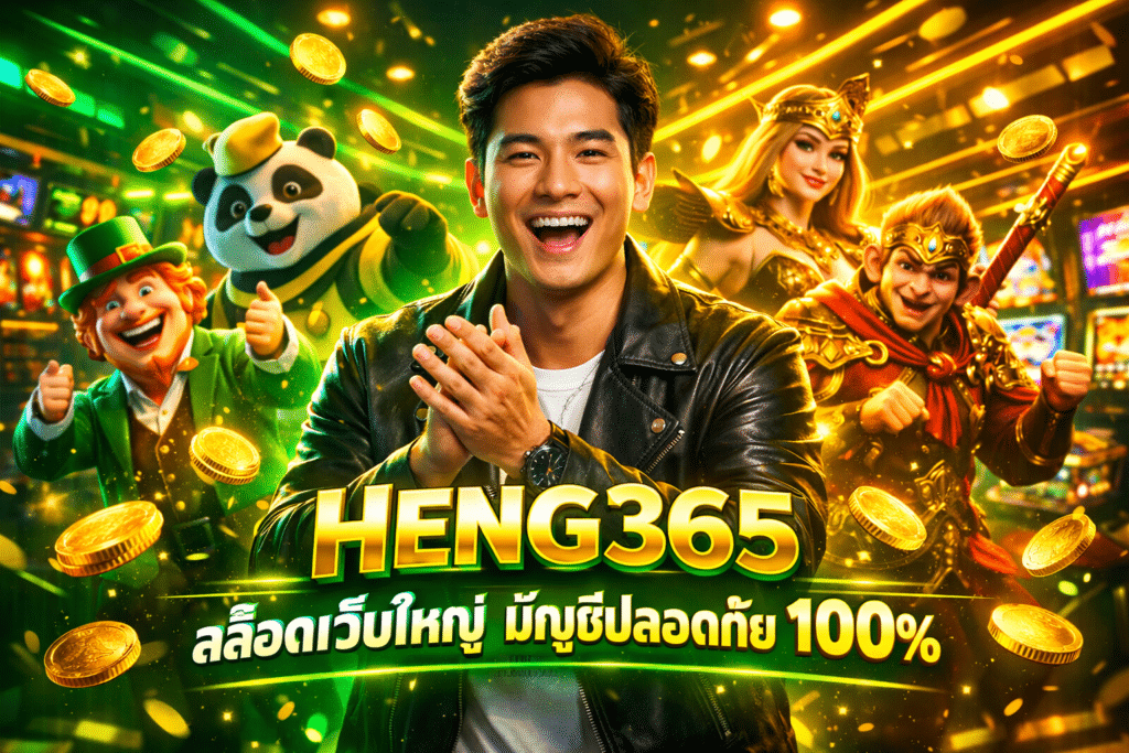 HENG365 สล็อตเว็บใหญ่ บัญชีปลอดภัย 100%