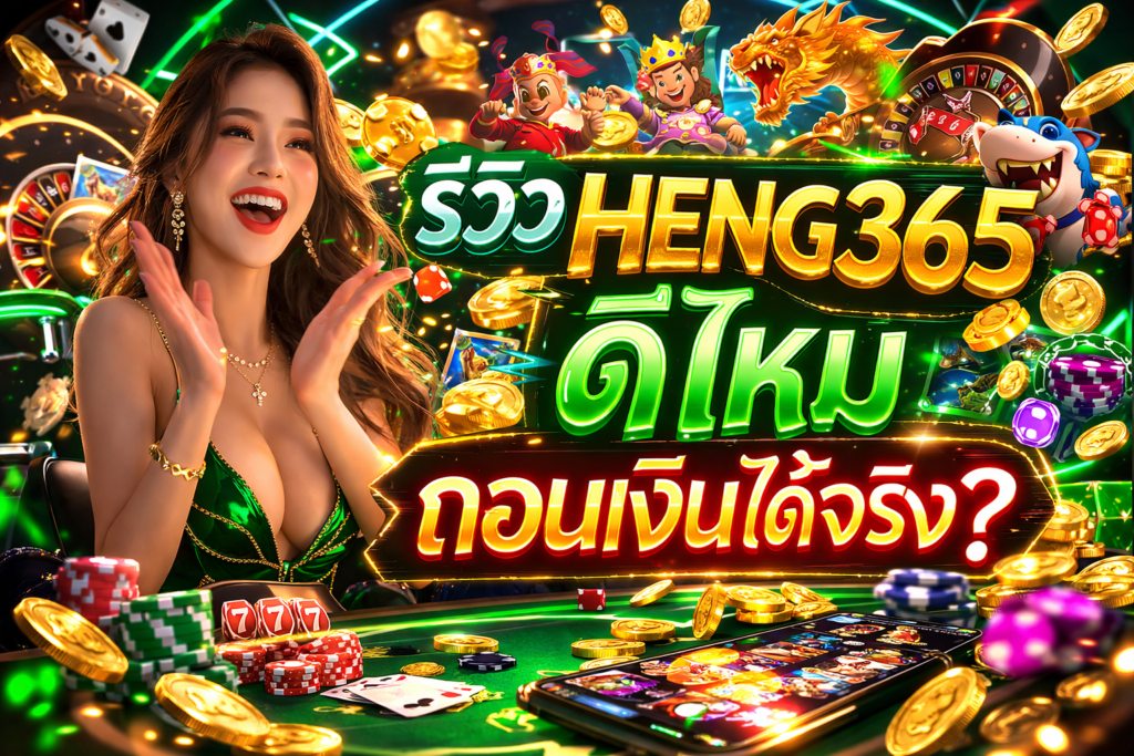 รีวิว HENG365 ดีไหม ถอนเงินได้จริง?